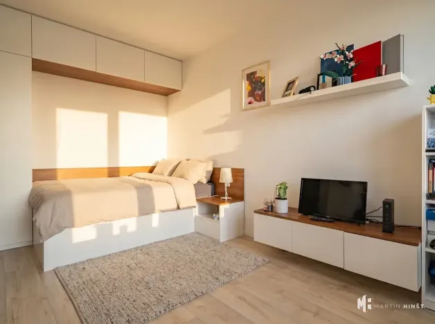 Prodej bytu 1+kk, Praha - Horní Měcholupy, Nad přehradou, 30 m2