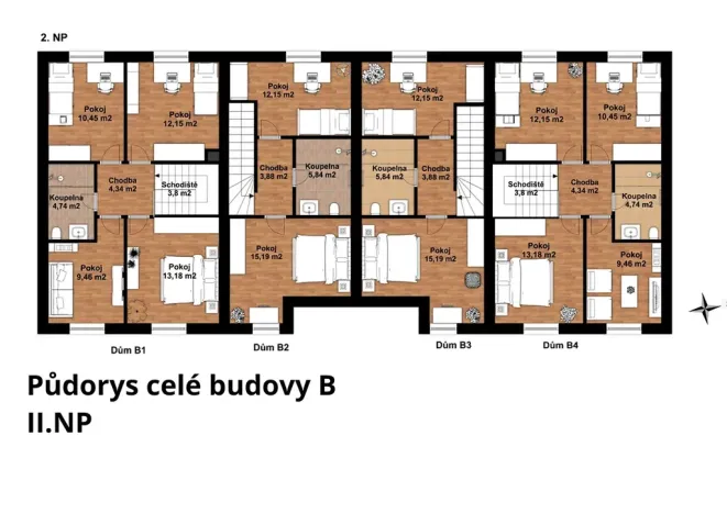 Prodej rodinného domu, České Budějovice, 75 m2