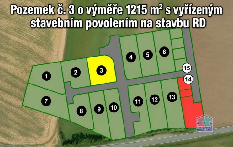 Prodej pozemku pro bydlení, Blatnice, 1215 m2