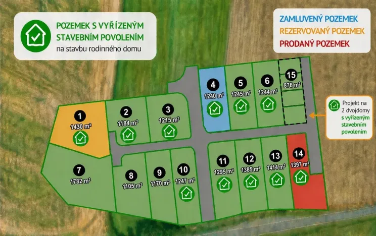 Prodej pozemku pro bydlení, Blatnice, 1245 m2