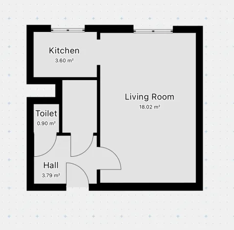 Pronájem bytu 1+kk, Praha - Chodov, Benkova, 29 m2