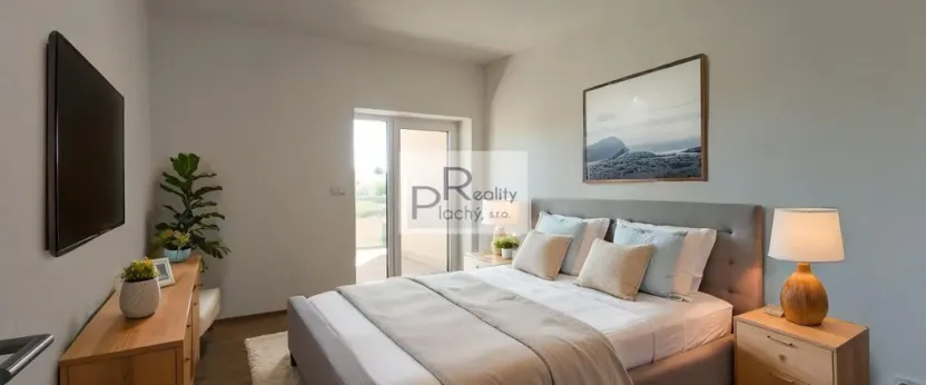 Prodej bytu 2+kk, Hevlín, 66 m2