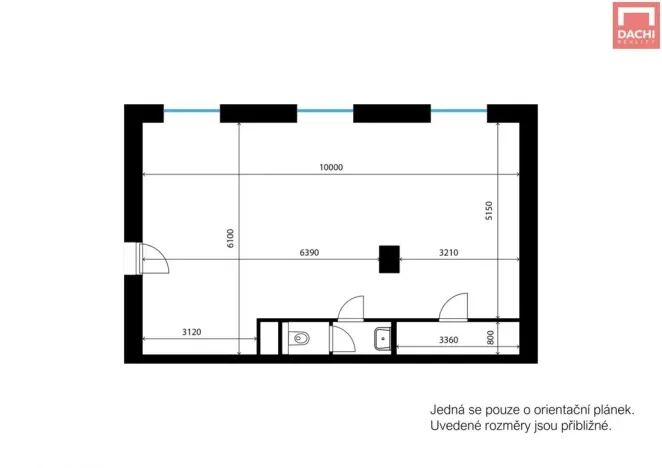 Pronájem kanceláře, Olomouc, Chválkovická, 56 m2