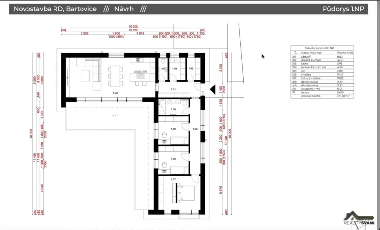 Prodej rodinného domu, Ostrava - Bartovice, 177 m2