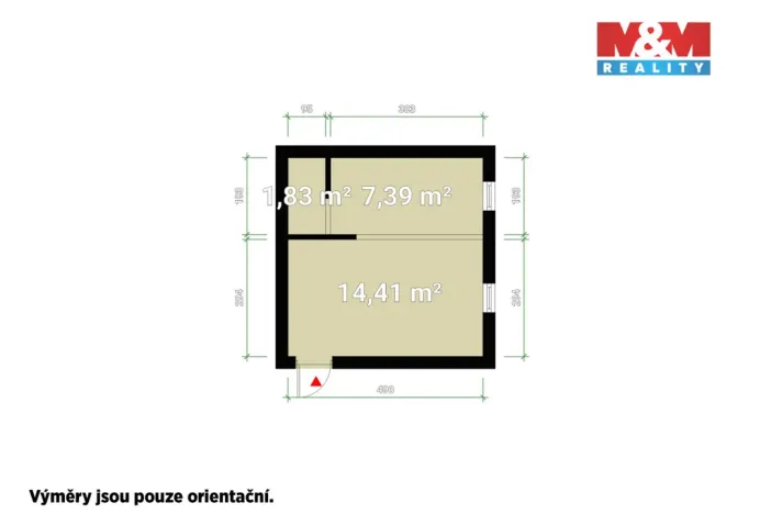 Prodej chaty, Švihov - Lhovice, 23 m2