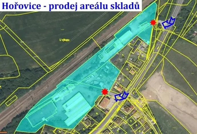 Prodej skladu, Hořovice, 4500 m2