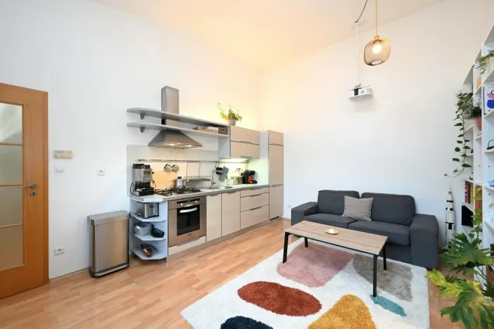 Pronájem bytu 2+kk, Praha - Holešovice, U garáží, 45 m2