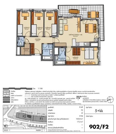 Prodej bytu 5+kk, Praha - Chodov, Bartůňkova, 105 m2