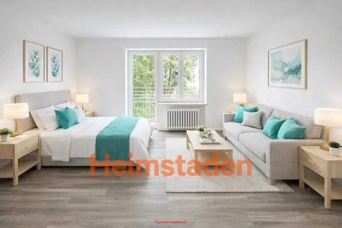 Pronájem bytu 1+1, Ostrava - Mariánské Hory, Hudební, 42 m2