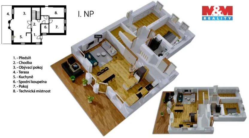 Prodej rodinného domu, Dyje, 224 m2