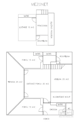 Pronájem bytu 5+kk, Brno, Slámova, 150 m2