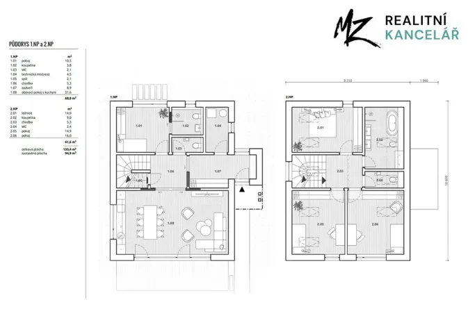 Prodej rodinného domu, Kostelec na Hané, Smržická, 131 m2