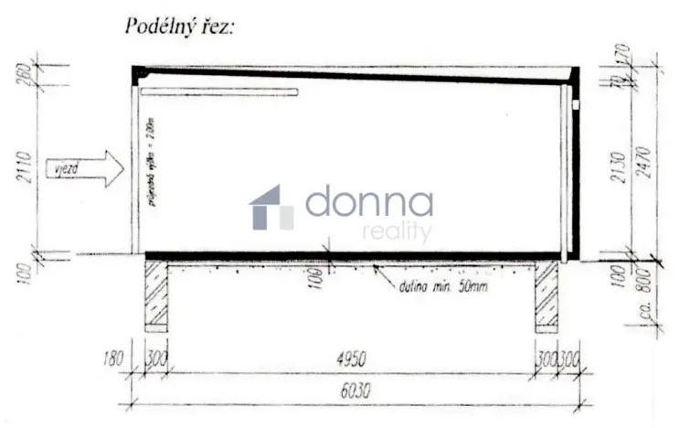 Pronájem garáže, Chrášťany, Oranžová, 20 m2