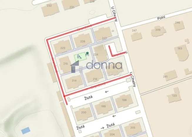 Pronájem garáže, Chrášťany, Oranžová, 20 m2