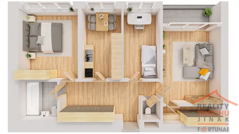 Prodej bytu 3+1, Hradec Králové, Emy Destinnové, 75 m2