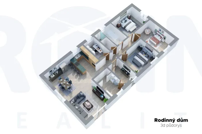 Prodej rodinného domu, Hrdlořezy, 126 m2