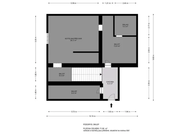 Prodej rodinného domu, Srnín, 408 m2