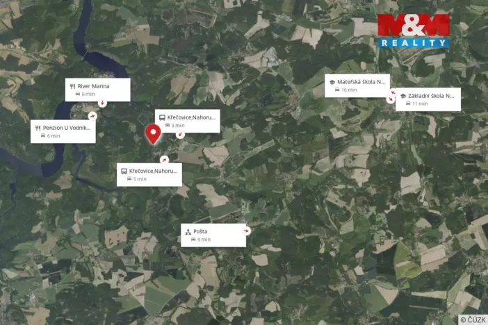 Prodej pole, Křečovice - Nahoruby, 11315 m2