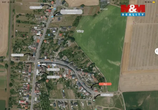 Prodej bytu 2+kk, Kožušany-Tážaly - Tážaly, 57 m2