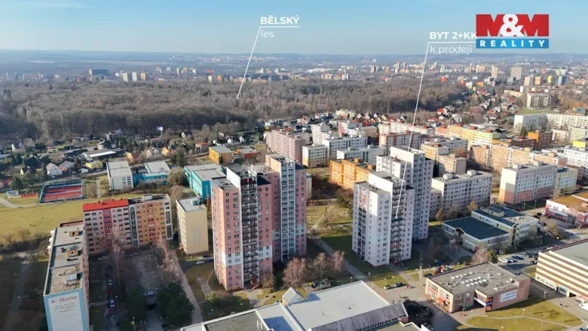Prodej bytu 2+kk, Ostrava - Bělský Les, Bohumíra Četyny, 52 m2