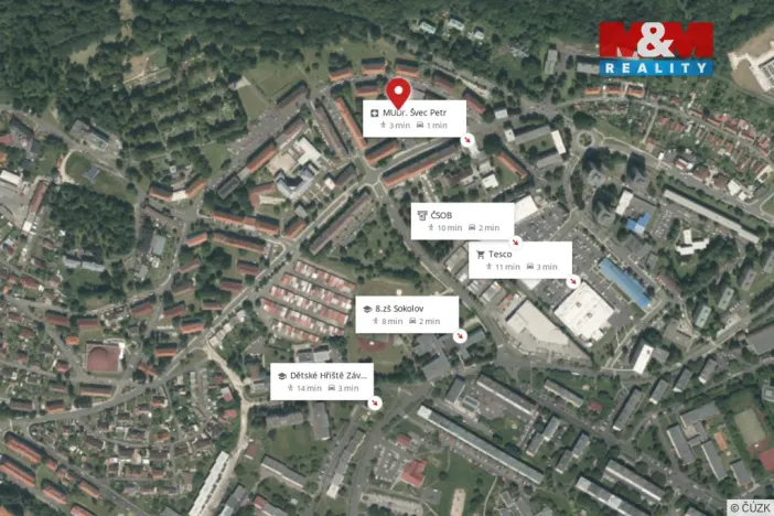 Prodej bytu 4+1, Sokolov, Sokolovská, 82 m2