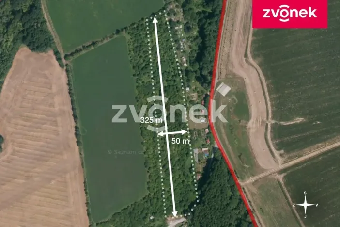 Prodej pole, Zlín - Malenovice, 15468 m2