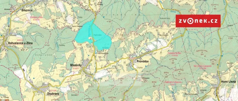 Prodej podílu 46/360 komerčního pozemku, Březůvky, 230000 m2