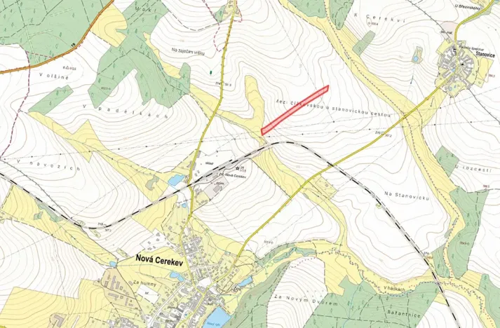 Prodej pole, Nová Cerekev, 14387 m2