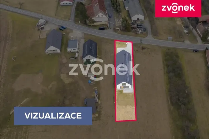 Prodej pole, Haluzice, 3393 m2