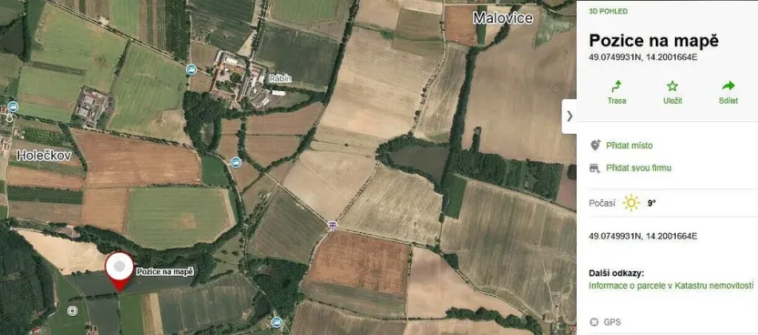 Prodej pozemku, Malovice, 4000 m2