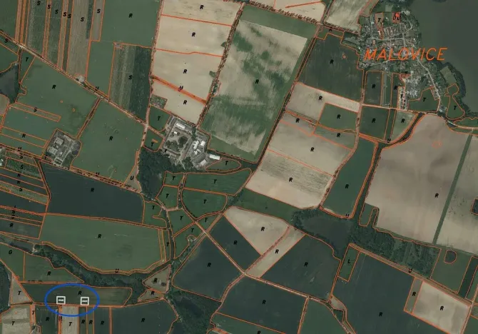 Prodej pozemku, Malovice, 4000 m2