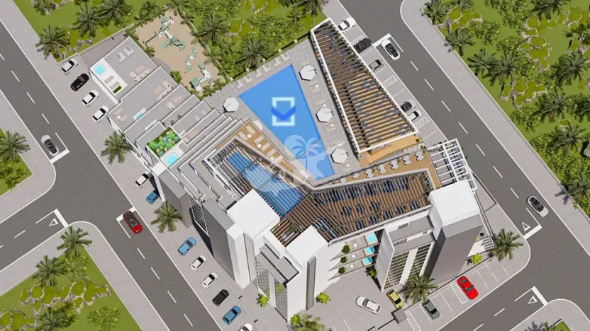 Prodej bytu 2+kk, Trikomo, Kypr, 52 m2