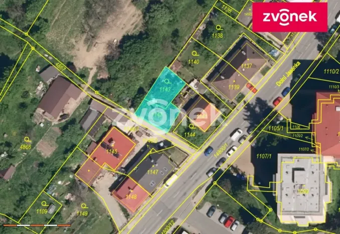 Prodej pozemku pro bydlení, Vsetín, 238 m2