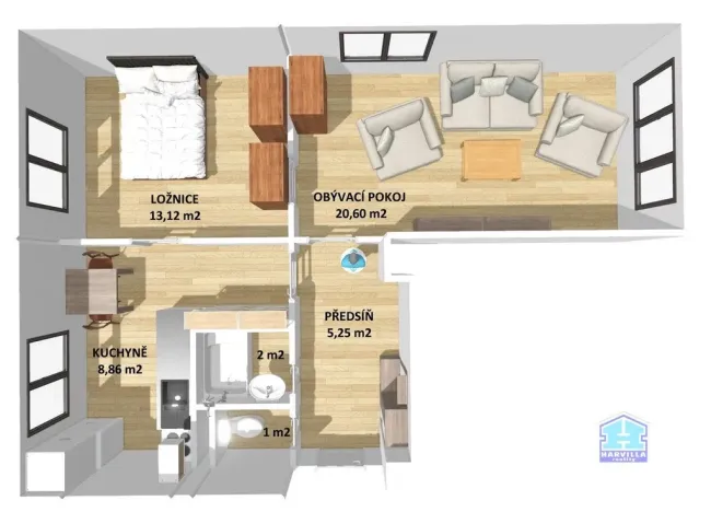 Prodej bytu 2+1, Plzeň - Lobzy, Blatenská, 50 m2