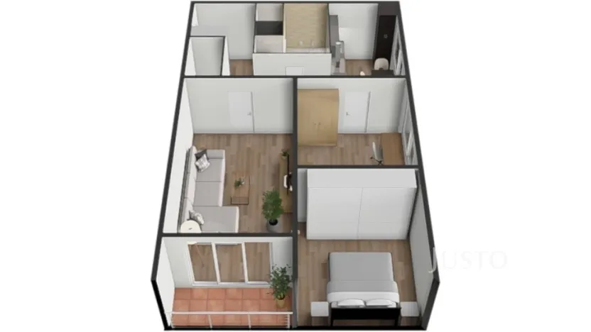 Prodej bytu 3+1, Bavorov, Na Sídlišti, 70 m2