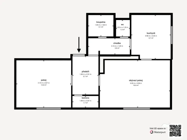 Prodej bytu 2+1, Rokycany - Nové Město, Barákova, 68 m2