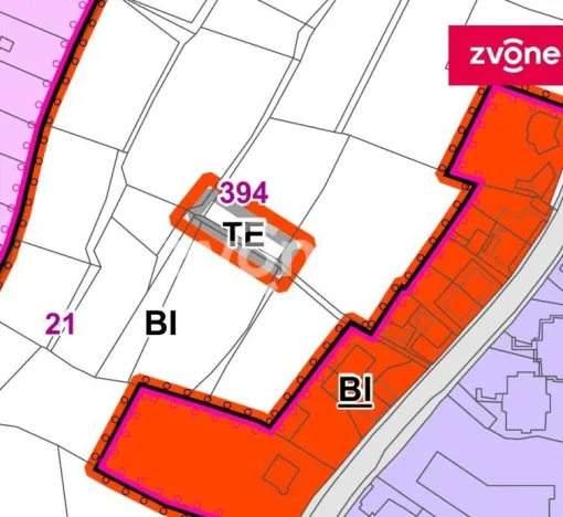 Prodej pozemku pro bydlení, Vsetín, 6879 m2