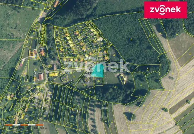 Prodej pozemku pro bydlení, Vsetín, 891 m2