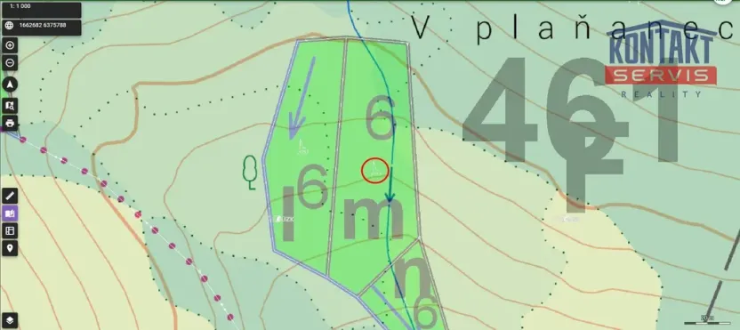 Prodej lesa, Načeradec - Horní Lhota, 3382 m2