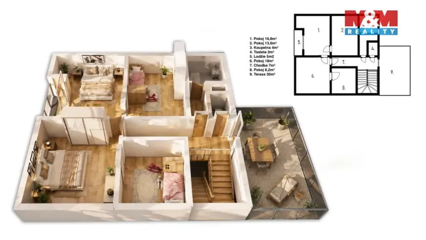 Prodej rodinného domu, Rychnov nad Kněžnou, Městská Habrová, 144 m2