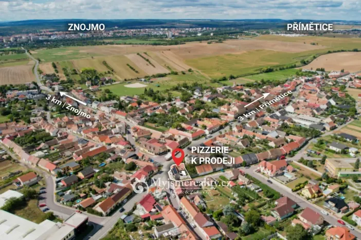 Pronájem restaurace, Kuchařovice, 8.Května, 114 m2