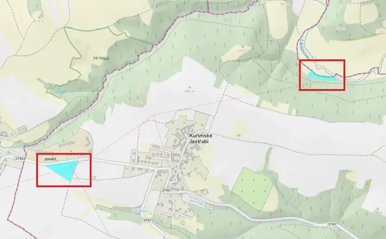 Prodej pole, Kuřimské Jestřabí, 14310 m2