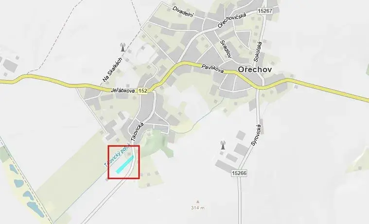 Prodej pole, Ořechov, 4380 m2