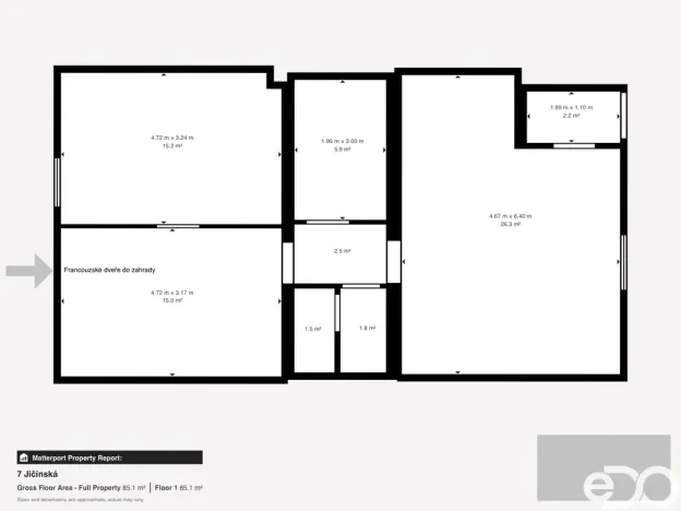 Prodej rodinného domu, Nymburk, Jičínská, 70 m2
