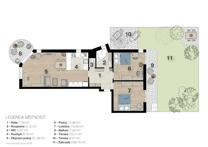 Prodej bytu 3+kk, Praha, Remízková, 74 m2