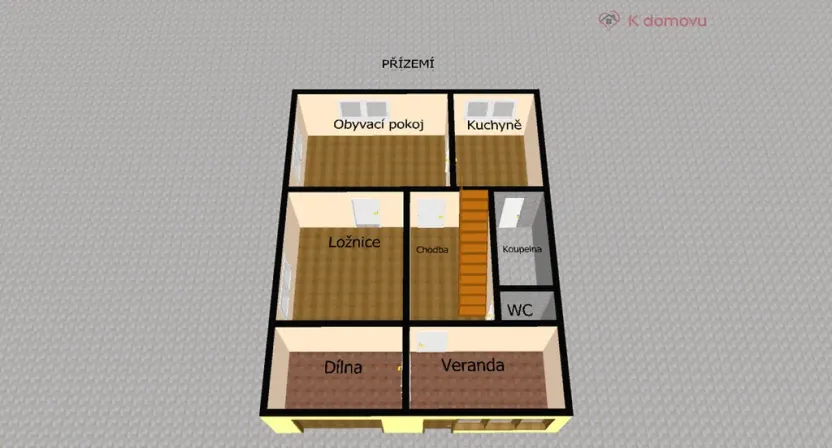 Prodej rodinného domu, Přerov - Přerov VIII-Henčlov, Výmyslov, 64 m2