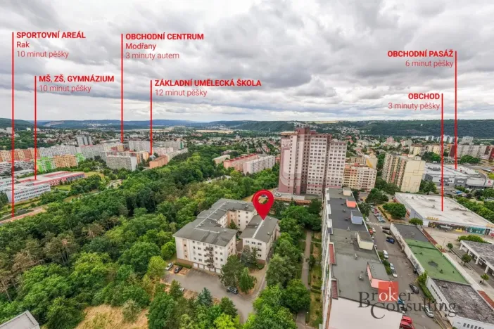 Prodej bytu 3+1, Praha - Modřany, Mráčkova, 62 m2
