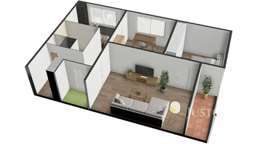 Prodej bytu 3+1, Bavorov, Na Sídlišti, 70 m2