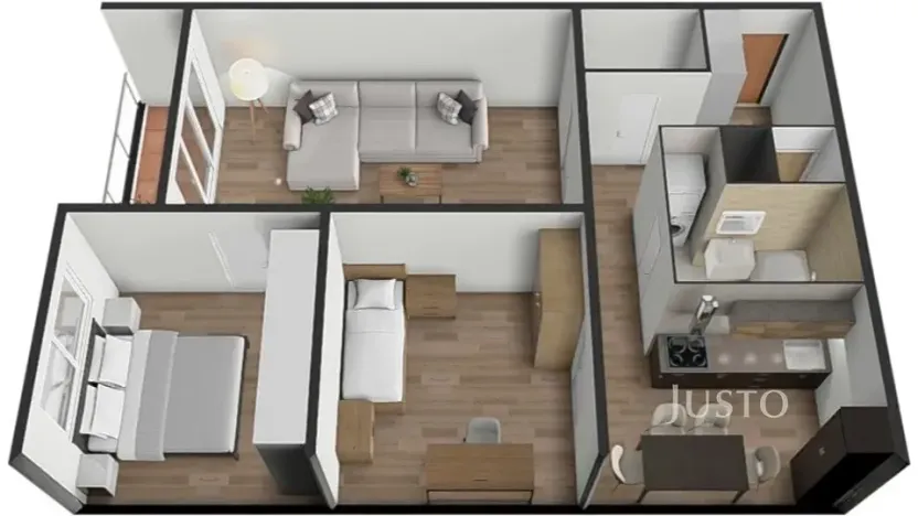 Prodej bytu 3+1, Bavorov, Na Sídlišti, 70 m2