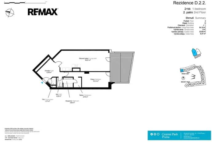 Prodej bytu 2+kk, Praha - Žižkov, Malešická, 84 m2